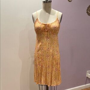 Hippie Rose Yellow Floral Dress